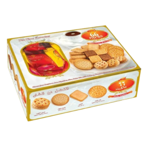 كتكو بسكويت مشكل متنوع، 66 علبة